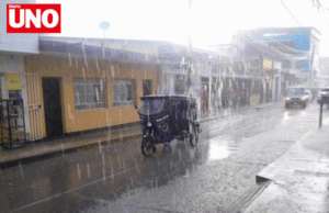 Senamhi declara alerta naranja por lluvias intensas en el norte del Perú