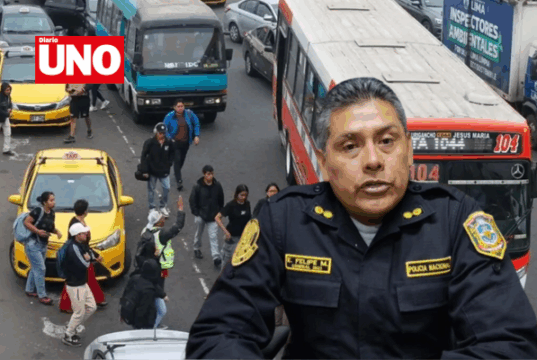 Paro de transportes genera mayor impacto pero no colapsa movilidad, según la PNP