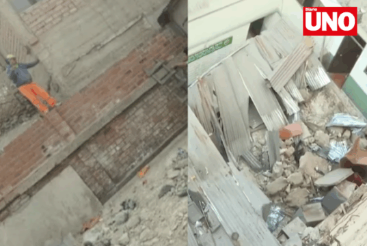 Colapso de muro deja en evidencia el abandono de infraestructura policial en El Agustino