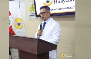 Maycol Baldeón: “La reestructuración del Hospital de Huaycán y la atención de calidad a los pacientes serán mis constantes en mi gestión”