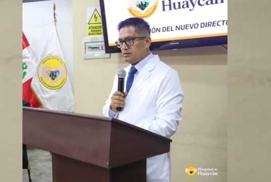 Maycol Baldeón: “La reestructuración del Hospital de Huaycán y la atención de calidad a los pacientes serán mis constantes en mi gestión”