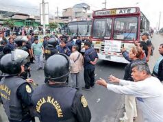 Paro de transportes semanales