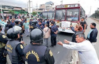 Paro de transportes semanales