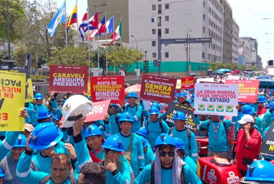 Mineros artesanales exigen ampliación de proceso de formalización