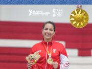 Esgrimista María Luisa Doig logró medalla de oro en modalidad espada femenina para el «Team Perú»
