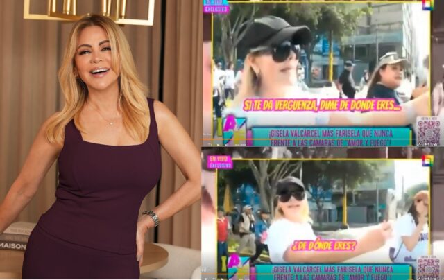 Gisela Valcárcel: vuelve a ‘tratar mal’ a reportero: “Si te da vergüenza, dime de dónde eres”