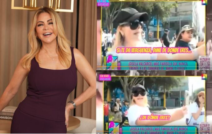 Gisela Valcárcel: vuelve a ‘tratar mal’ a reportero: “Si te da vergüenza, dime de dónde eres”