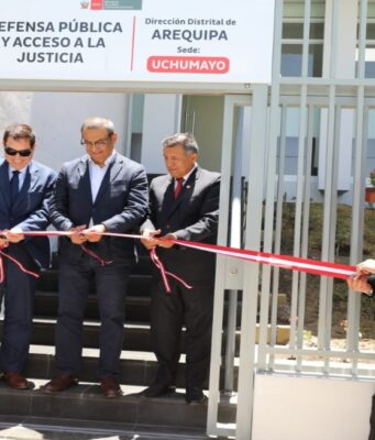 Arequipa: Ministerio de Justicia inaugura sede de la Defensa Pública en Uchumayo para atención gratuita a más de 18 mil ciudadanos