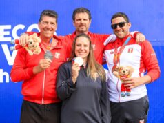 Nicolás Pacheco y Daniella Borda lograron dos medallas de oro para Perú en Tiro de los XX Juegos Bolivarianos Ayacucho-Lima 2025