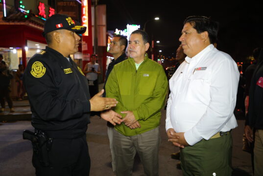 Ministro de Educación participa en acciones para fortalecer la seguridad ciudadania en San Juan Lurigancho