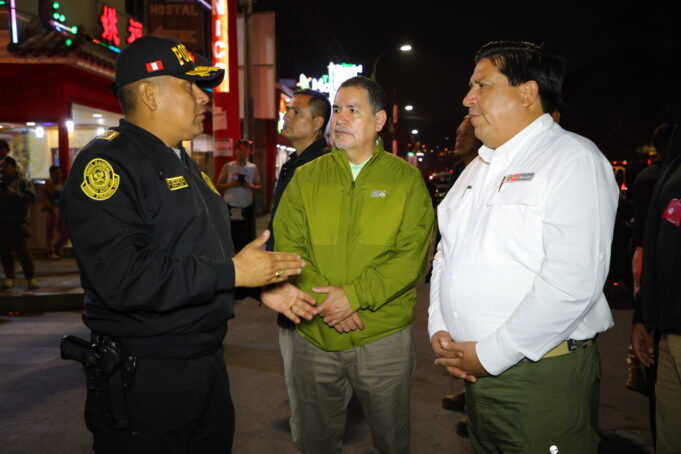 Ministro de Educación participa en acciones para fortalecer la seguridad ciudadania en San Juan Lurigancho