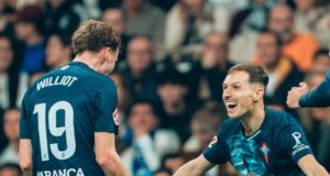 Celta de Vigo sorprendió al Real Madrid en el Bernabéu ganándole 2-0 en la Liga de España