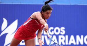 Lucciana Pérez arrasó con norteamericana Barrera y avanzó a cuartos de final del W15 Lima