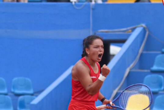Lucciana Pérez y Juan Pablo Varillas lograron tres de oro en el tenis de los Bolivarianos