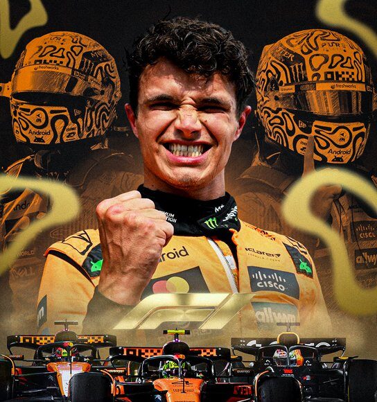 Lando Norris se proclamó campeón de la Fórmula 1 por dos puntos sobre Max Verstappen