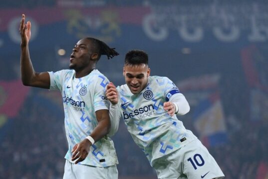 Inter de Milán es el nuevo líder del Calcio Italiano tras vencer a Génova 2-1