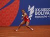 Lucciana Pérez avanzó a los cuartos de final en el tenis de los Juegos Bolivarianos Ayacucho-Lima 2025