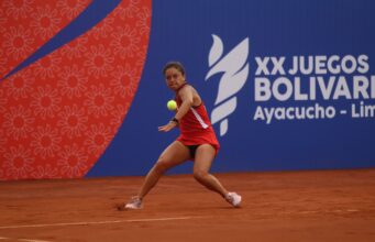 Lucciana Pérez avanzó a los cuartos de final en el tenis de los Juegos Bolivarianos Ayacucho-Lima 2025