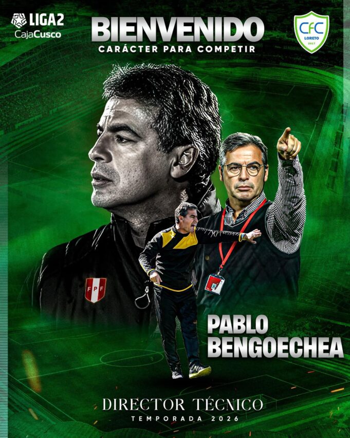 Uruguayo Pablo Bengoechea es el nuevo técnico de Comerciantes FC de la Liga 2