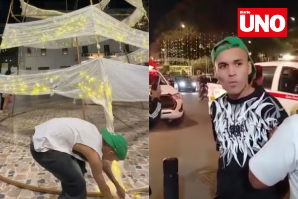 Detienen a tiktoker que protestó contra árbol navideño en Chiclayo: familia denuncia injusticia