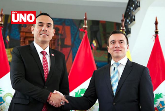 Noboa recibe a Jerí para activar Gabinete Binacional con foco en seguridad fronteriza