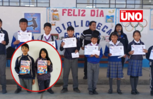 Presentan la quinta edición de la revista estudiantil “José Carlos Mariátegui” en la I. E. N.° 20544