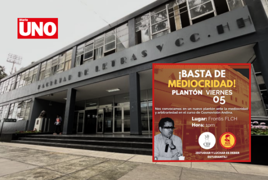 Estudiantes de Filosofía de San Marcos convocan plantón contra docentes Depaz y Mora por arbitrariedad académica