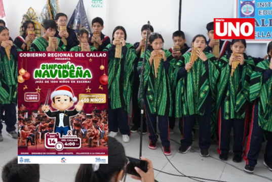 Gore presenta sinfonía navideña en el polideportivo de Callao