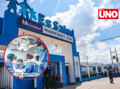 Cirujanos de EsSalud extirpan tumor ovárico de 4.5 kilos a paciente que lo detectó hace tres años