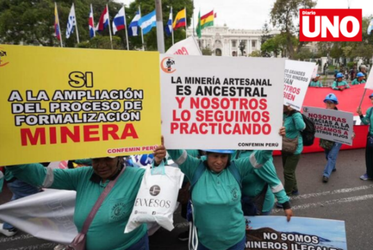 Congreso define mañana si extiende plazo a mineros ilegales hasta 2026