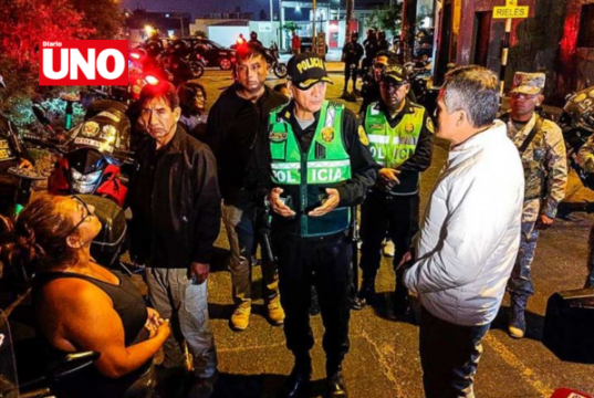 Gobierno despliega más de 500 efectivos en operativos nocturnos contra la inseguridad