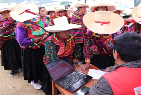 Midis realizó más de 38 mil atenciones a pobladores de las zonas más alejadas del país