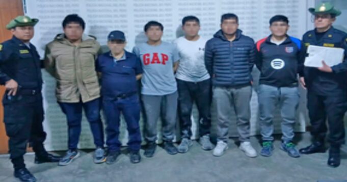 Fiscalía logra detención preliminar para seis sujetos que se dedicarían a la minería ilegal en Pataz