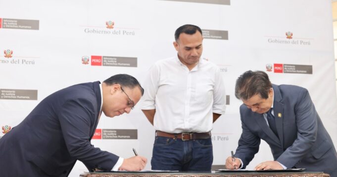 MINJUSDH y Ministerio Público suscriben convenio que optimiza uso de base de datos penitenciaria contra crimen organizado