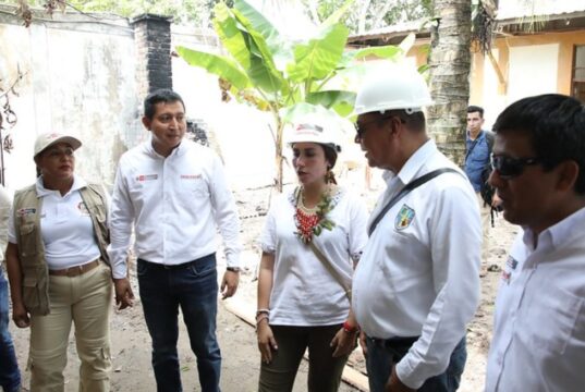 Ministra del Midis supervisó avances de obras en Santa Rosa de Loreto en la triple frontera con Colombia y Brasil