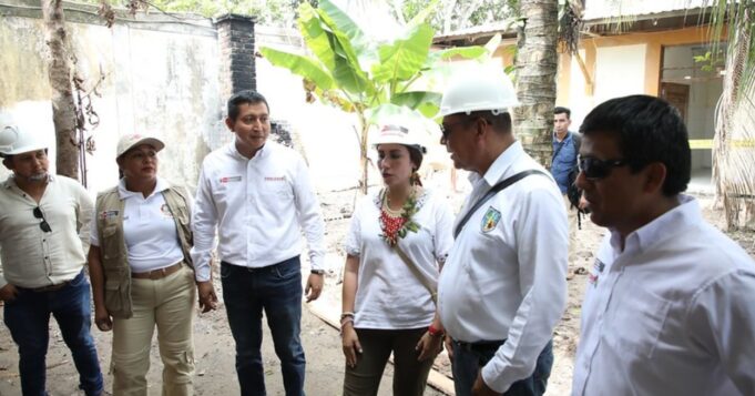Ministra del Midis supervisó avances de obras en Santa Rosa de Loreto en la triple frontera con Colombia y Brasil