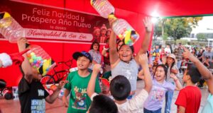 Más de 500 niños disfrutaron de chocolatada en San Luis