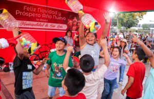 Más de 500 niños disfrutaron de chocolatada en San Luis
