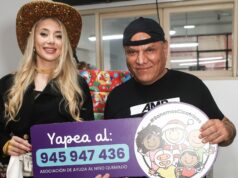 Mauricio Diez Canseco y Aixa Sosa apoyan a niños de ANIQUEM