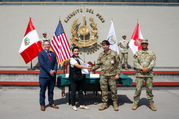 Fuerzas Armadas fortalecen capacidad operativa en seguridad ciudadana con donación de EE.UU.