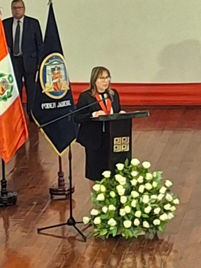 Presidenta Miluska Cano: los magistrados deben tener la capacidad de ponerse en el lugar del otro