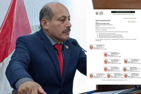 Congreso: Bancada del presidente Jerí designa a Héctor Valer como su portavoz para el periodo 2025-2026