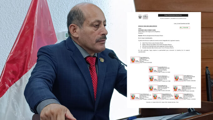 Congreso: Bancada del presidente Jerí designa a Héctor Valer como su portavoz para el periodo 2025-2026