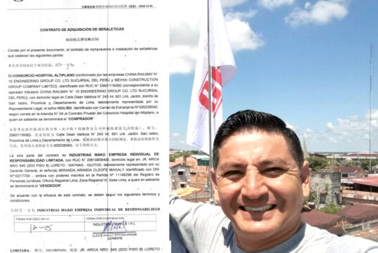 Grave denuncia contra la empresa China Railway N.º 10