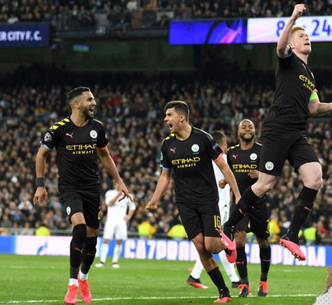 Manchester City le ganó al Real Madrid 2-1 en el Bernabéu y avanza en la Champions League