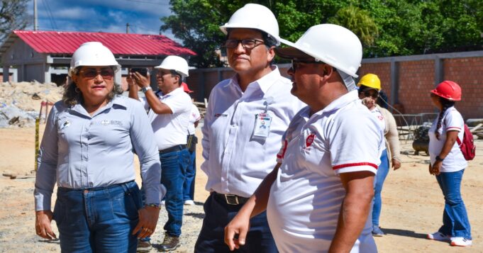 MINEDU supervisa obras de infraestructura educativa y equipamiento técnico en Iquitos