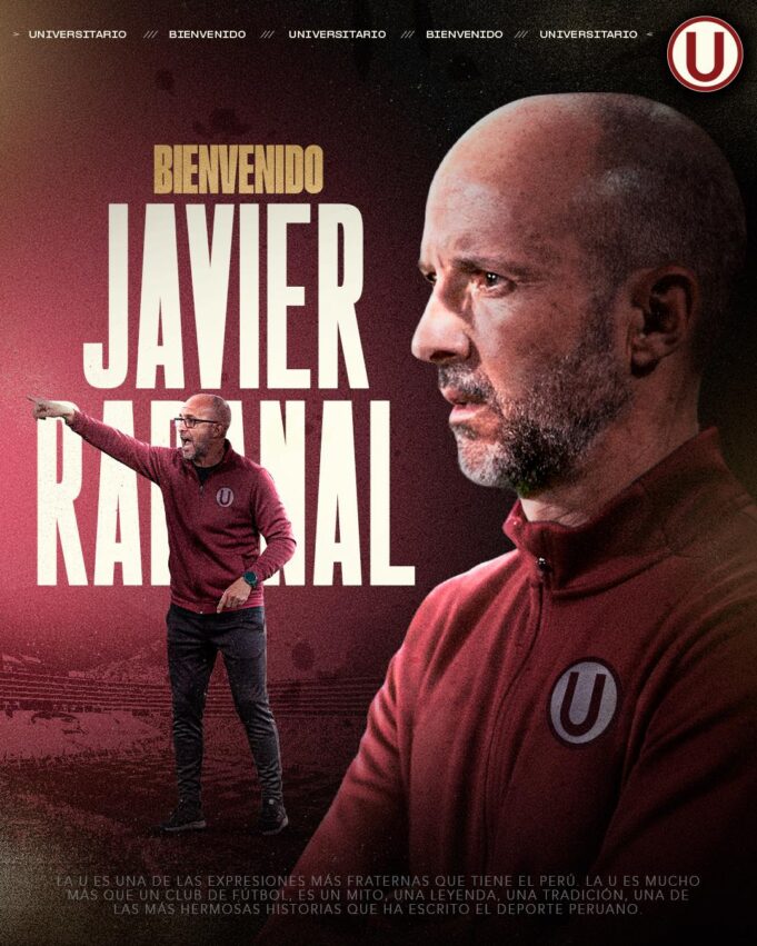 Este lunes será presentado español Javier Rabanal como entrenador de Universitario