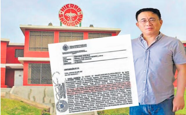 Shoungang en la mira de la Fiscalía: Denuncian que minera China operaría como organización criminal en Marcona