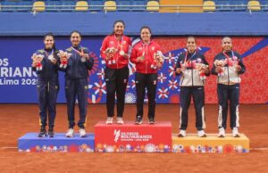 Tenistas Romina Ccuno y Lucciana Pérez conquistaron la presea de oro en los Juegos Bolivarianos