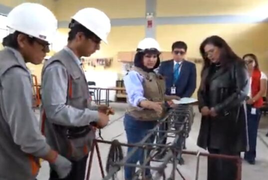 Minedu supervisa avances en educación técnica y modelo jornada escolar completa en Ayacucho